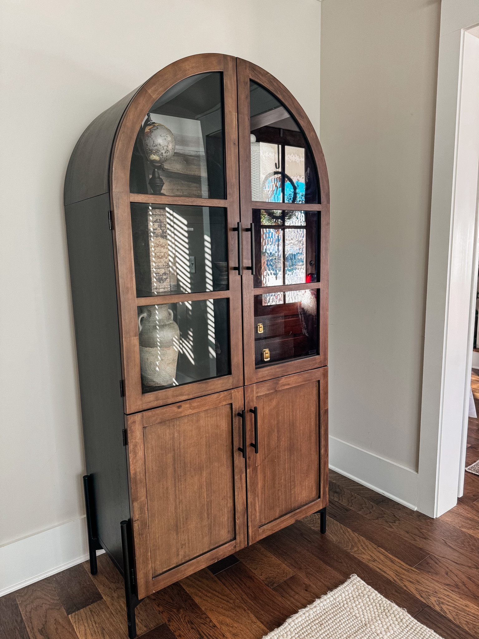 Arch cabinet 

Corner cabinet, arch cabinet, office cabinet, tall cabinet, 

#LTKstyletip #LTKfamily #LTKhome