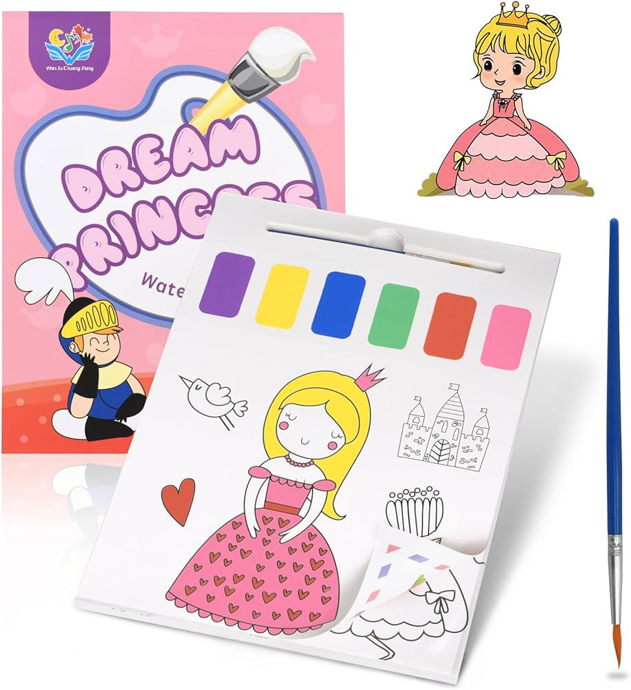 Coloring Books for Toddlers Ages 1-3, 4-8,Magical Watercolor Painting Book for Kids,Art Craft Gif... | Amazon (US)