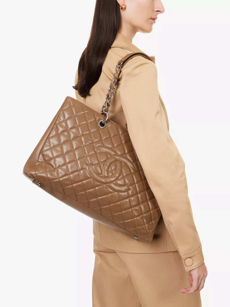 Pre-Loved Chanel Grand Shopping Leather Tote Bag | Selfridges