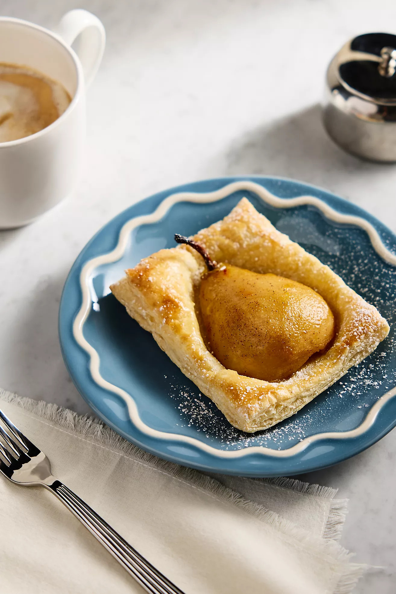 Lucie Portuguese Stoneware Dessert Plates, Set of 4 | Anthropologie (US)