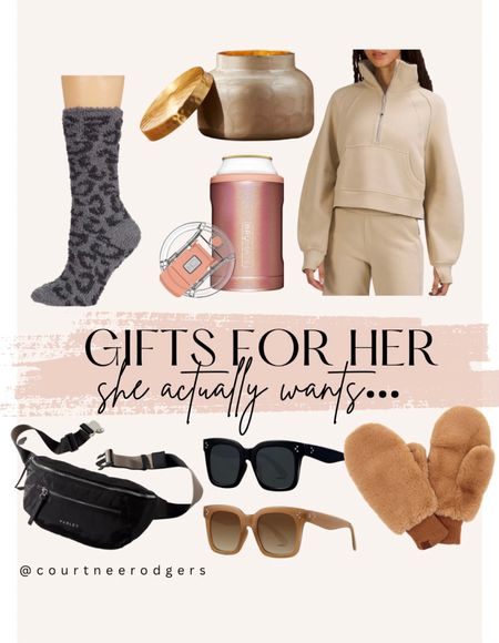 Gifts for her (that she actually wants 😊) 🎁

Gift guide, gifts for her, Lululemon, sunglasses, belt bag, Christmas gifts 

#LTKstyletip #LTKGiftGuide #LTKsalealert