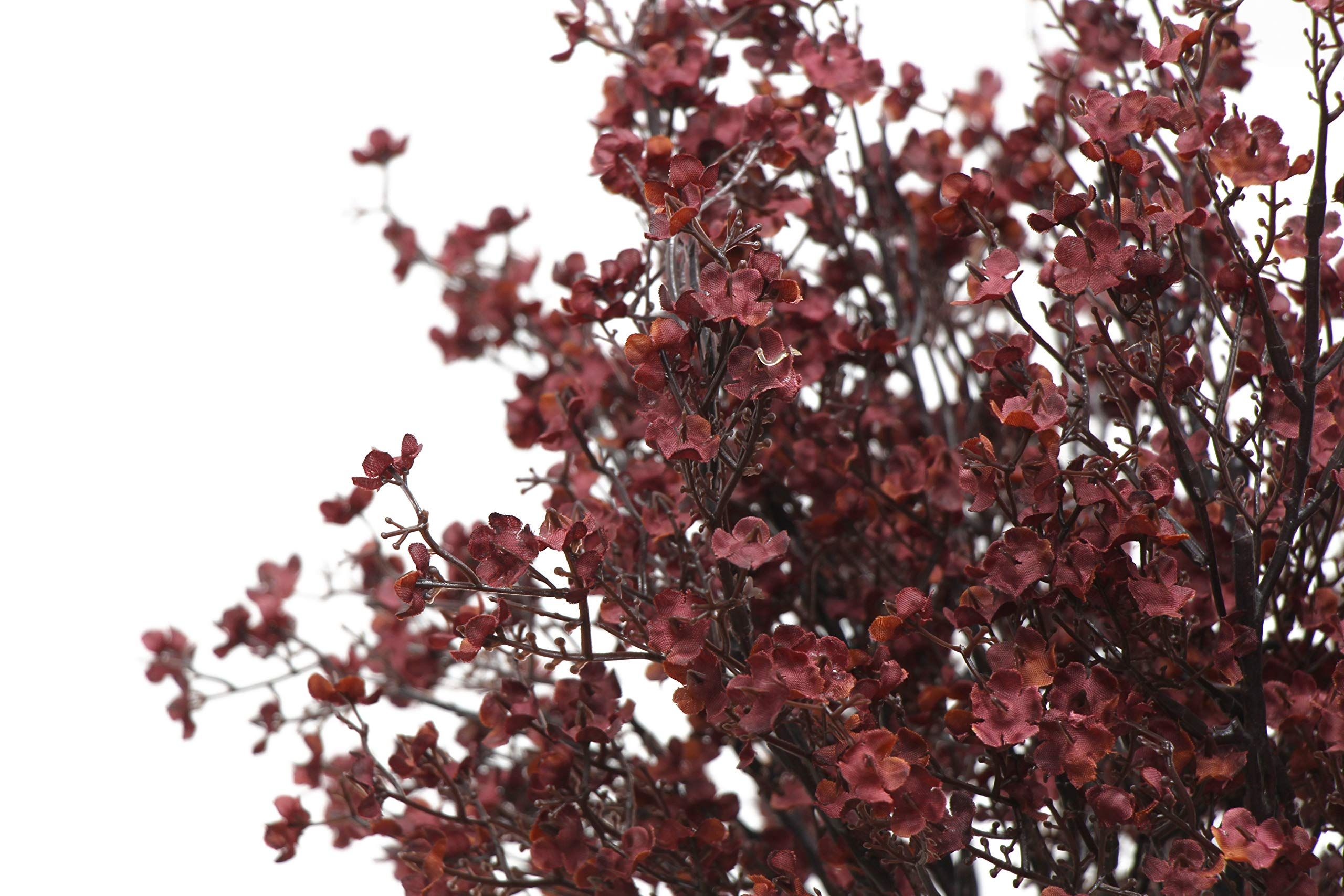 JAKY-Global - 6 ramos de flores artificiales de seda de imitación, velo de novia de tela para decora | Amazon (US)