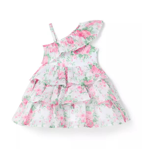 The Rose Ruffle Tiered Dress | Janie and Jack