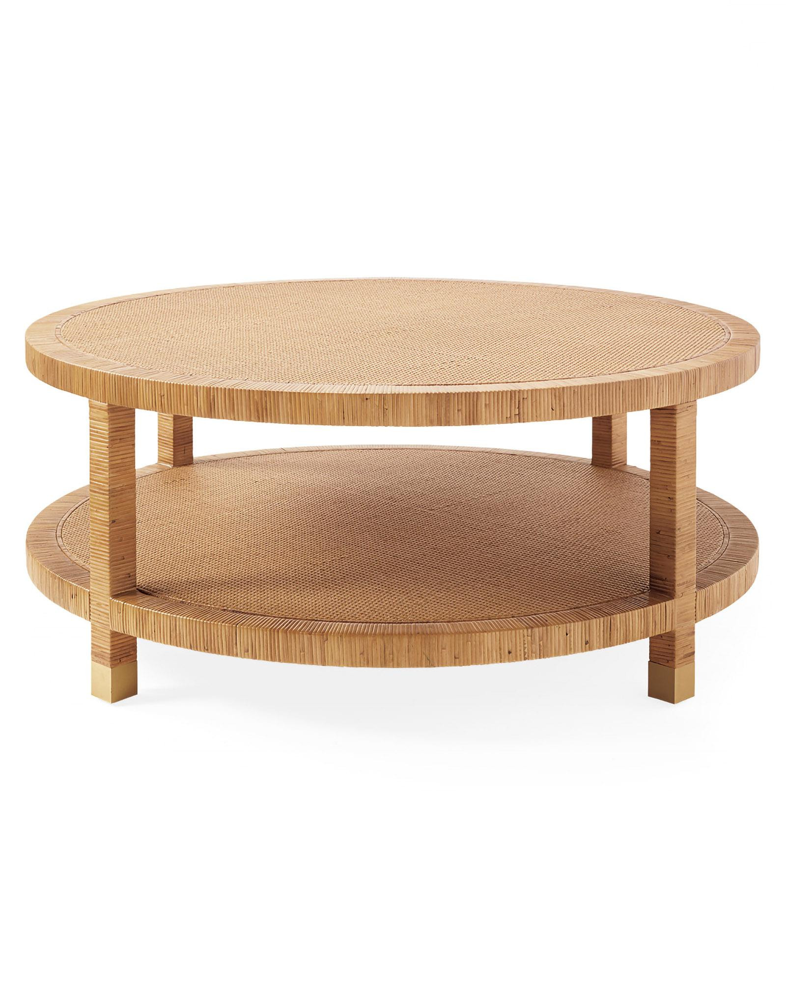 Balboa Rattan Coffee Table | Serena and Lily