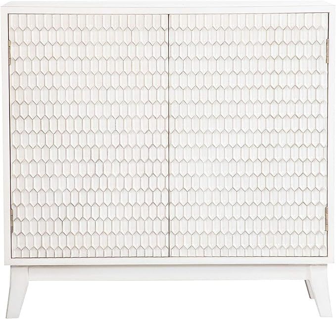 Coaster Home Furnishings Rectangular 2-Door White Accent Cabinet (953401) | Amazon (US)
