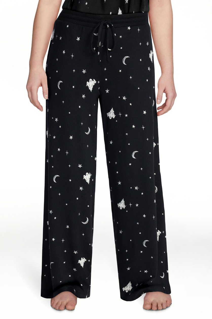 Halloween and Fall Women's Hacci Knit Sleep Pants from Way to Celebrate, 29.5" Inseam, Sizes XS-3... | Walmart (US)