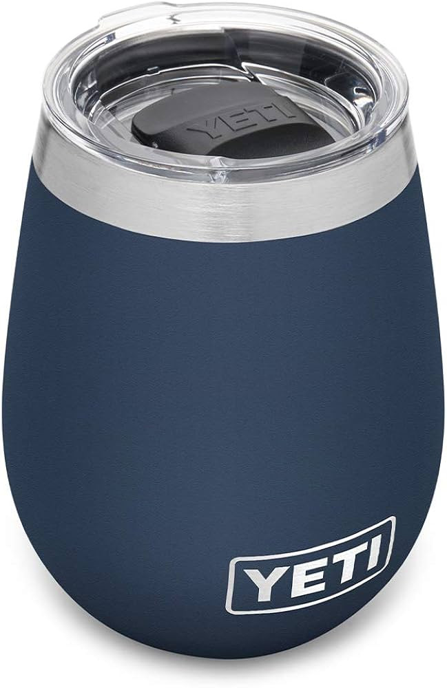 YETI Rambler 10 oz Wine Tumbler, Vacuum Insulated, Stainless Steel with MagSlider Lid | Amazon (US)
