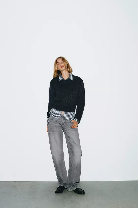 TRF WIDE LEG LOW RISE JEANS | Zara DE