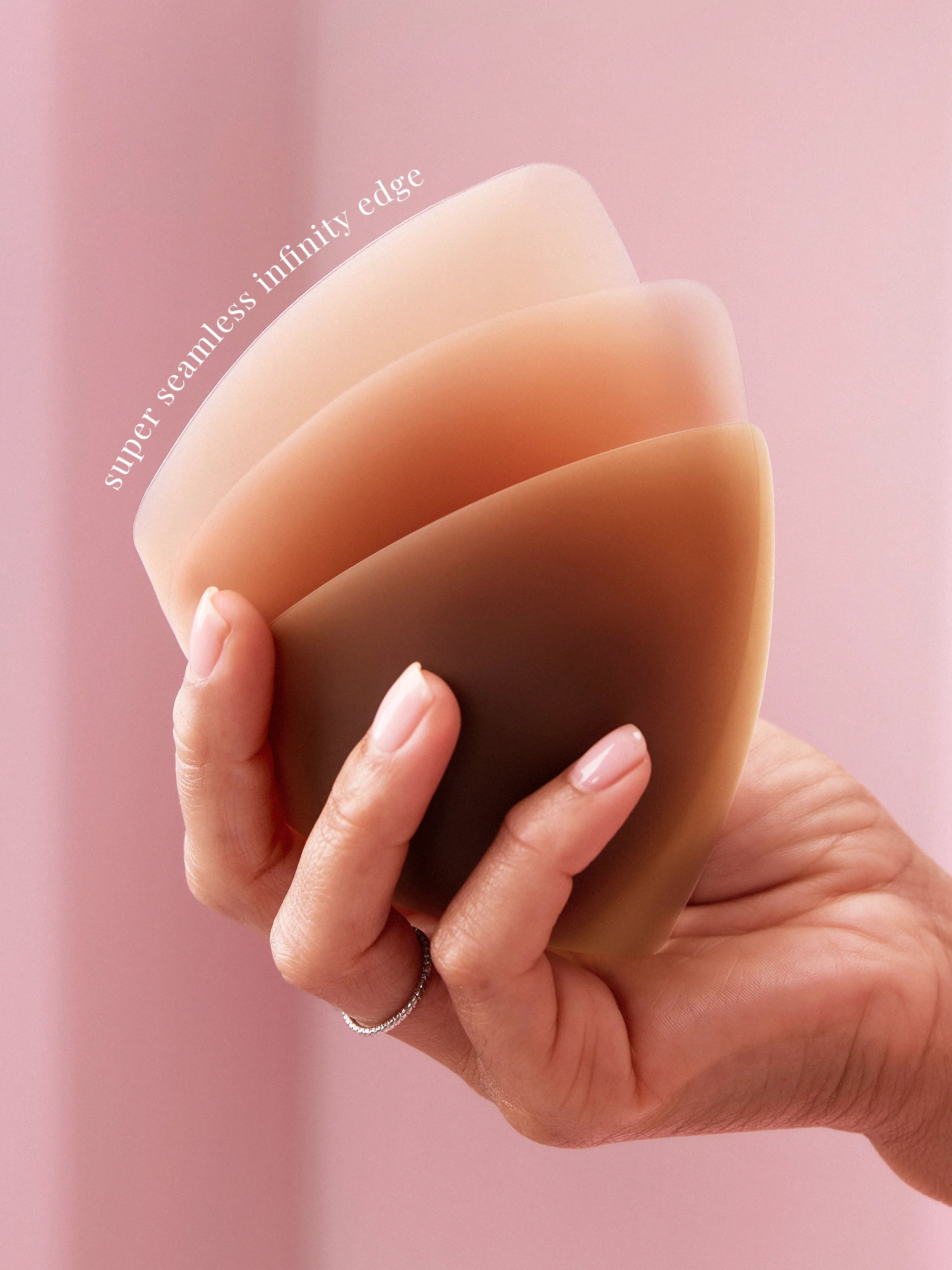 grippy CAKES triangles™ – Seamless Silicone Nipple Covers | CAKES Body