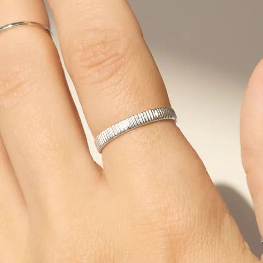 Grand Silver Fountain Ring | Catbird