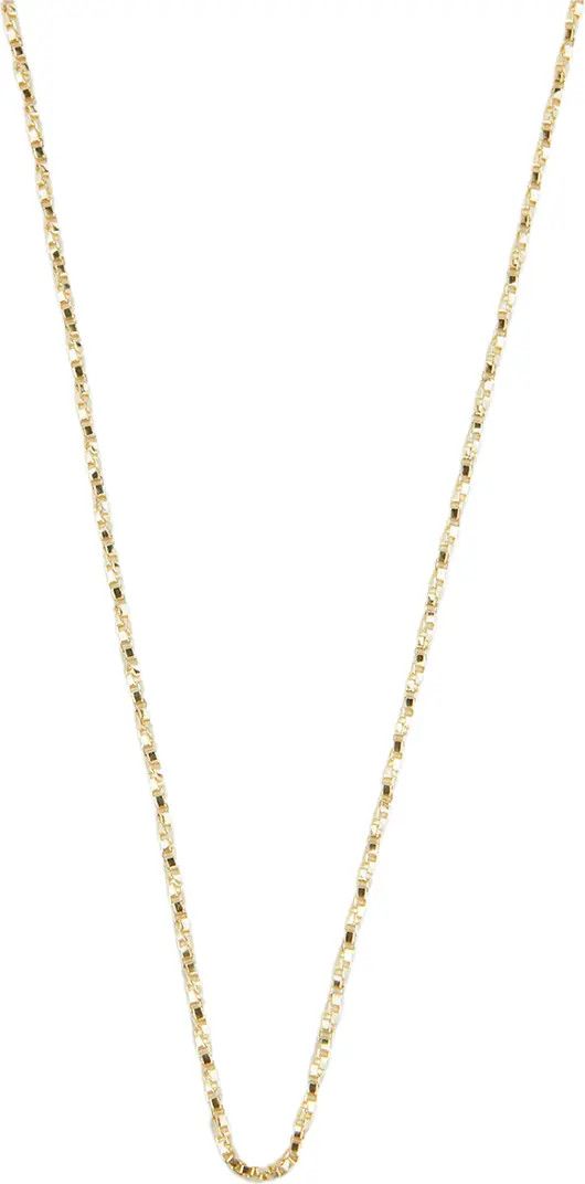 Argento Vivo Sterling Silver Box Chain Necklace | Nordstrom | Nordstrom