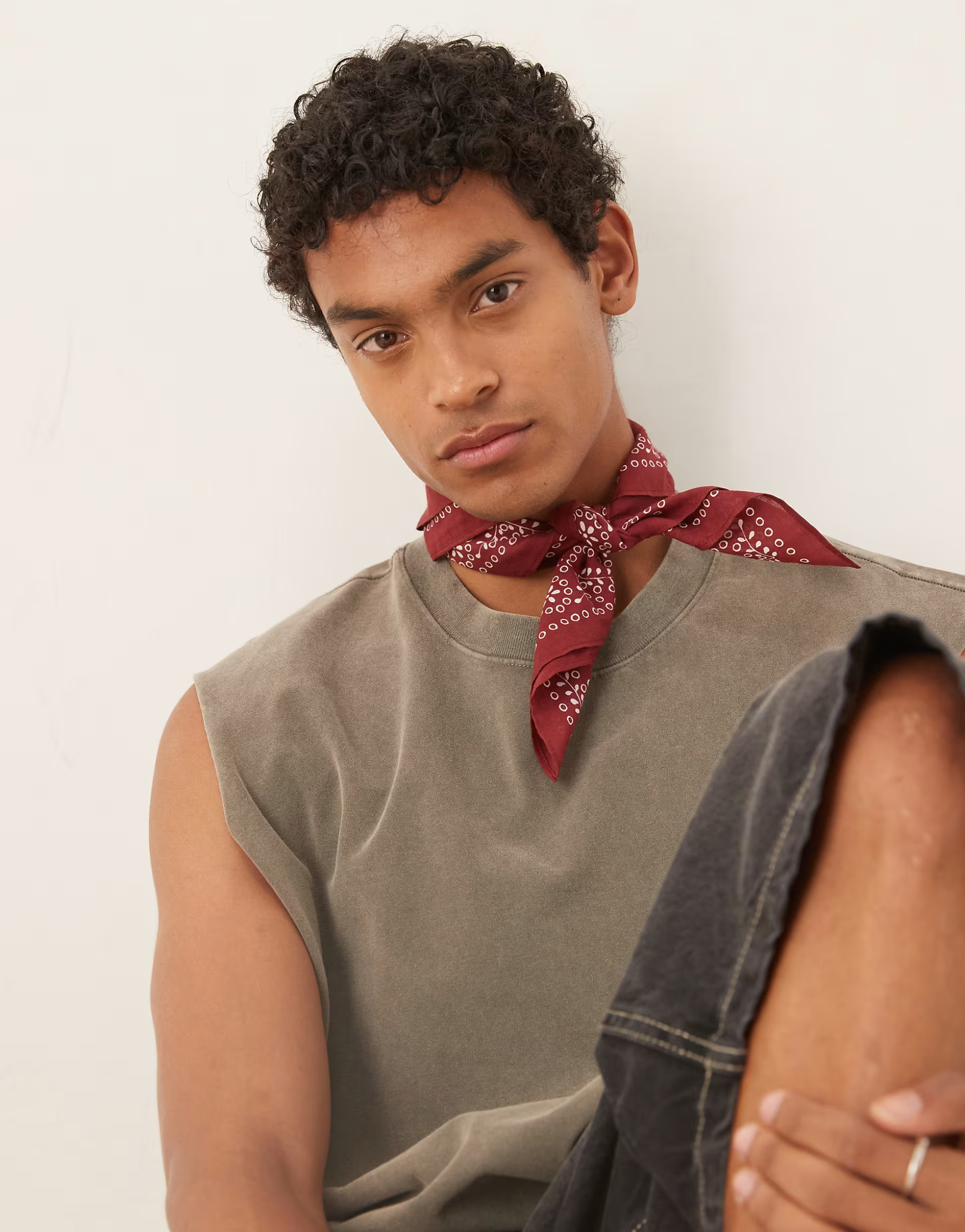 Abercrombie & Fitch bandana in red print | ASOS (Global)