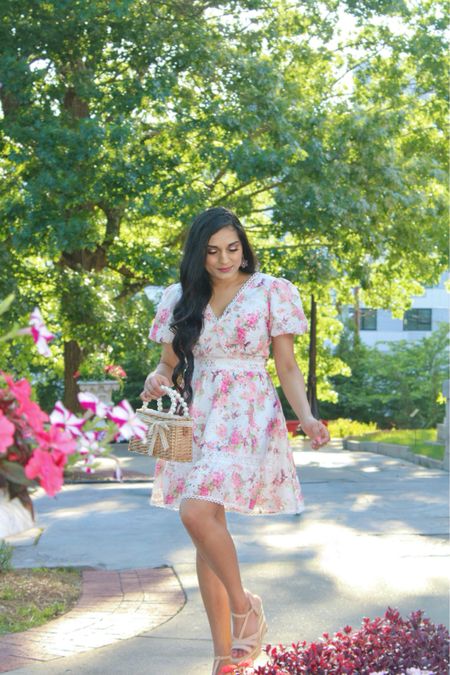 • A{floral}ble 🌸 •

Obsessed with this pretty dress! It has such an adorable “watercolor” floral print and the cutest other details - scalloped trim, lace and eyelet details, and puff sleeves! This rattan bag is so darling and it’s under $25! It has a ribbon bow, pearl handles, and comes with a removable pearl shoulder strap too! 🩷

You can shop my outfit by following me {sparkleandstyle} on the FREE LIKEtoKNOW.it app or via the Shop My Instagram link in my bio! 💕

spring outfits, spring styles, spring fashion, spring dresses, summer outfits, summer styles, summer fashion, summer dresses, rattan purse, wicker purse, pearl purse, girly style, girly fashion, girly outfits, feminine style, feminine fashion, feminine outfits

#LTKFindsUnder50 #LTKFindsUnder100 #LTKItBag