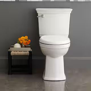 American Standard Optum VorMax Two-Piece 1.28 GPF Single Flush Elongated Chair Height Toilet with... | The Home Depot