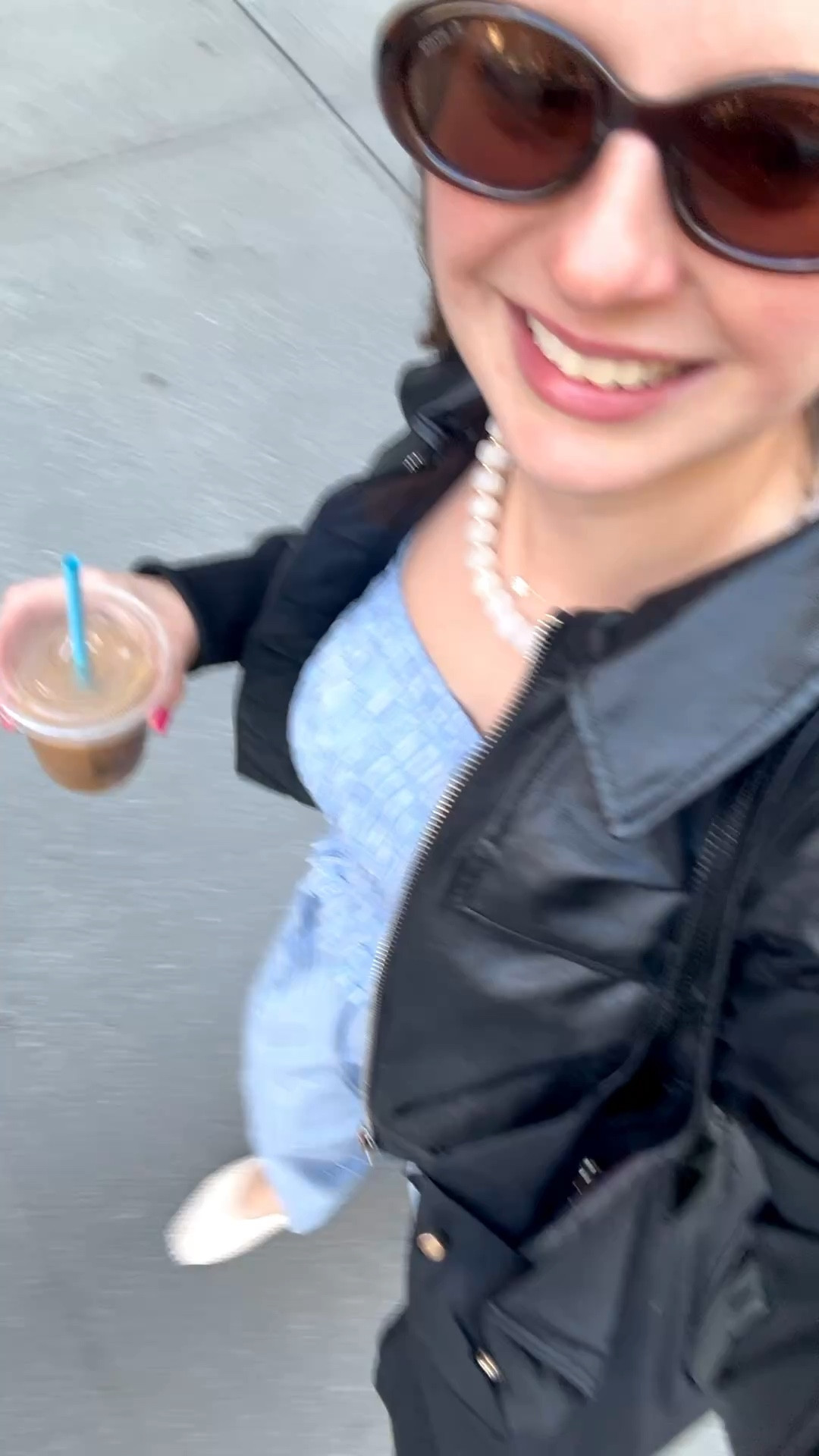 Casual work outfit with this smocked striped cotton dress. Wearing this beaded necklace from Amazon which is the perfect way to try this trend!