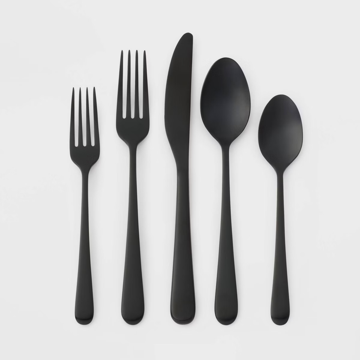 20pc Harrington Flatware Set Black - Threshold™ | Target