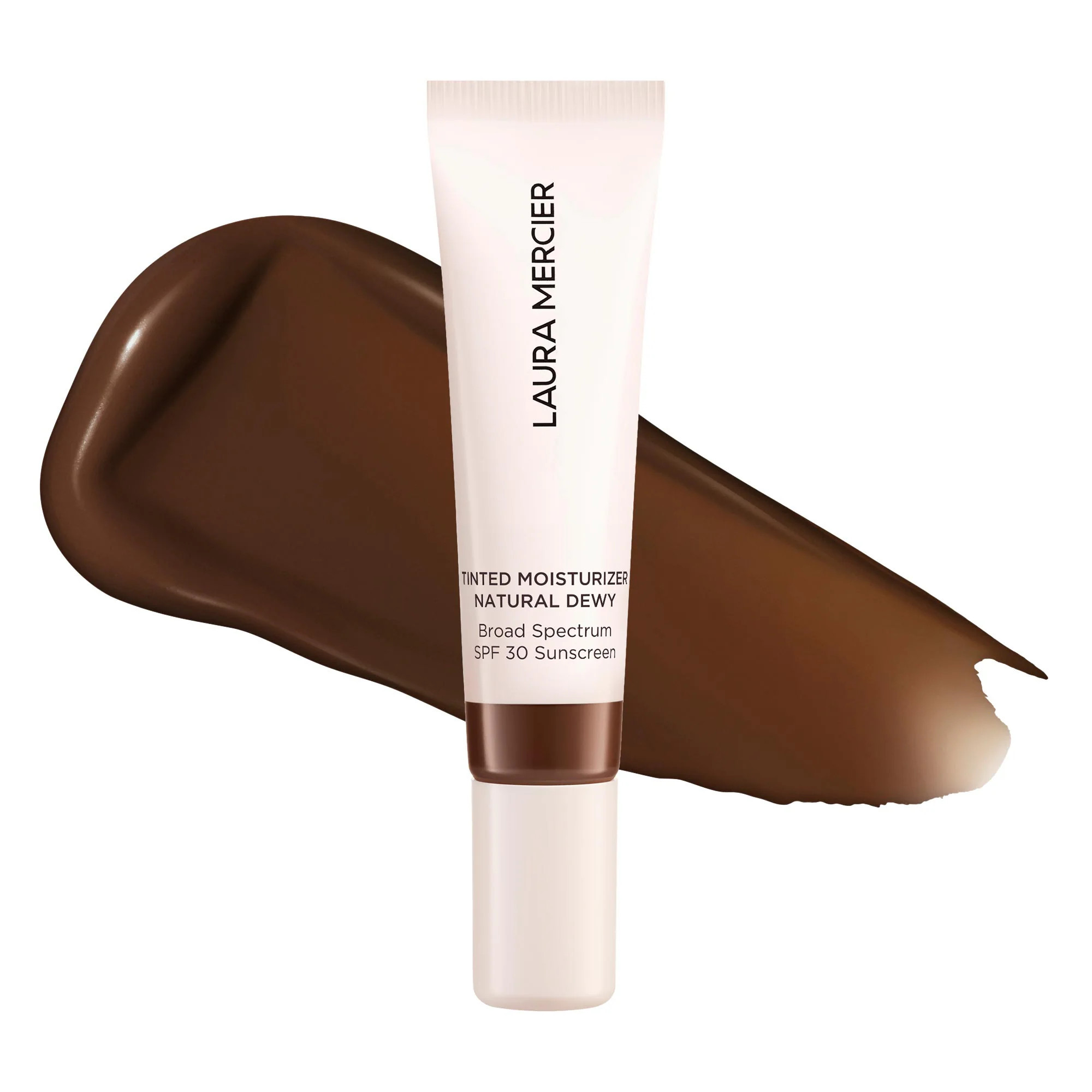 Laura Mercier Mini Long-Wear Tinted Moisturizer Natural Dewy Skin Tint SPF 30 with Hyaluronic Acid 7N Mahogany 0.507 oz / 15 mL | Sephora (US)