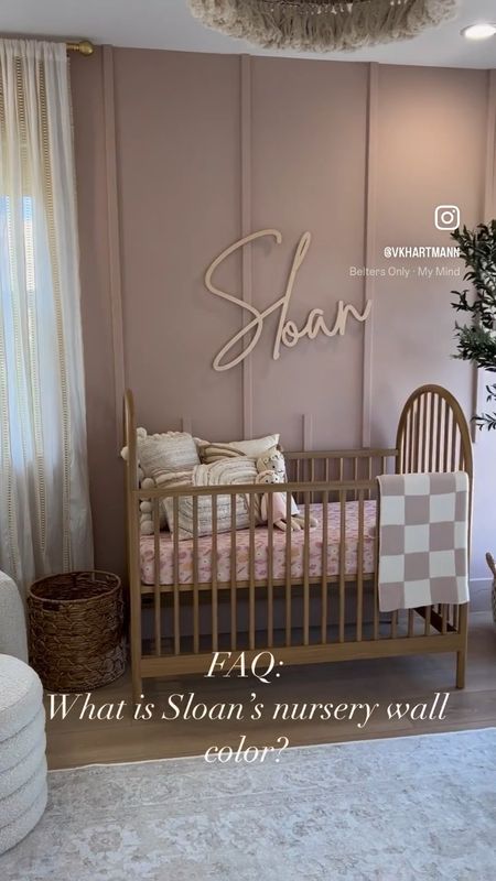 My most frequently asked question is what color Sloans Nursery wall is

It’s Sherwin Williams “Sashay Sand” 

It’s the perfect soft/ nudey pink. 

#nurserydesign #nurseryinspo #nursery #girlnursery #bohonursery 



#LTKbaby #LTKhome #LTKFind