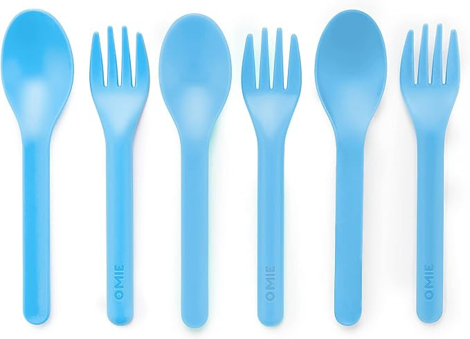 OmieBox Utensil Refill Pack for OmiePod - Matches Capri Blue, Sunrise Orange or Mint Green OmieBo... | Amazon (US)