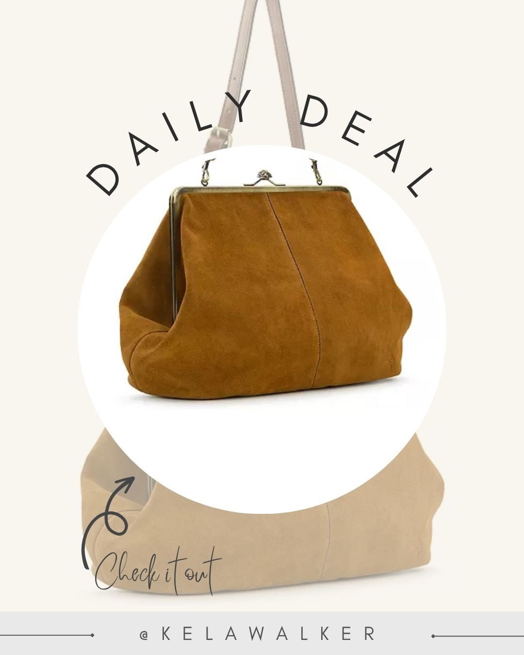 Coach for less.
Same vintage silhouette, same luxe feel—just not the same price tag. Everyone’s losing it over the Coach Kisslock, but this version nails the look for less. First came black and burgundy, now the suede drop is the one to beat.

Style tip: Pair with camel coats or denim-on-denim for an easy luxe moment.
Shop the exact pieces or similar ones below.

#LTKGiftGuide #LTKWorkwear #LTKItBag