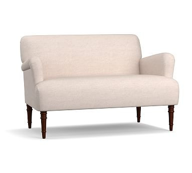 Morgan Upholstered Settee | Pottery Barn (US)