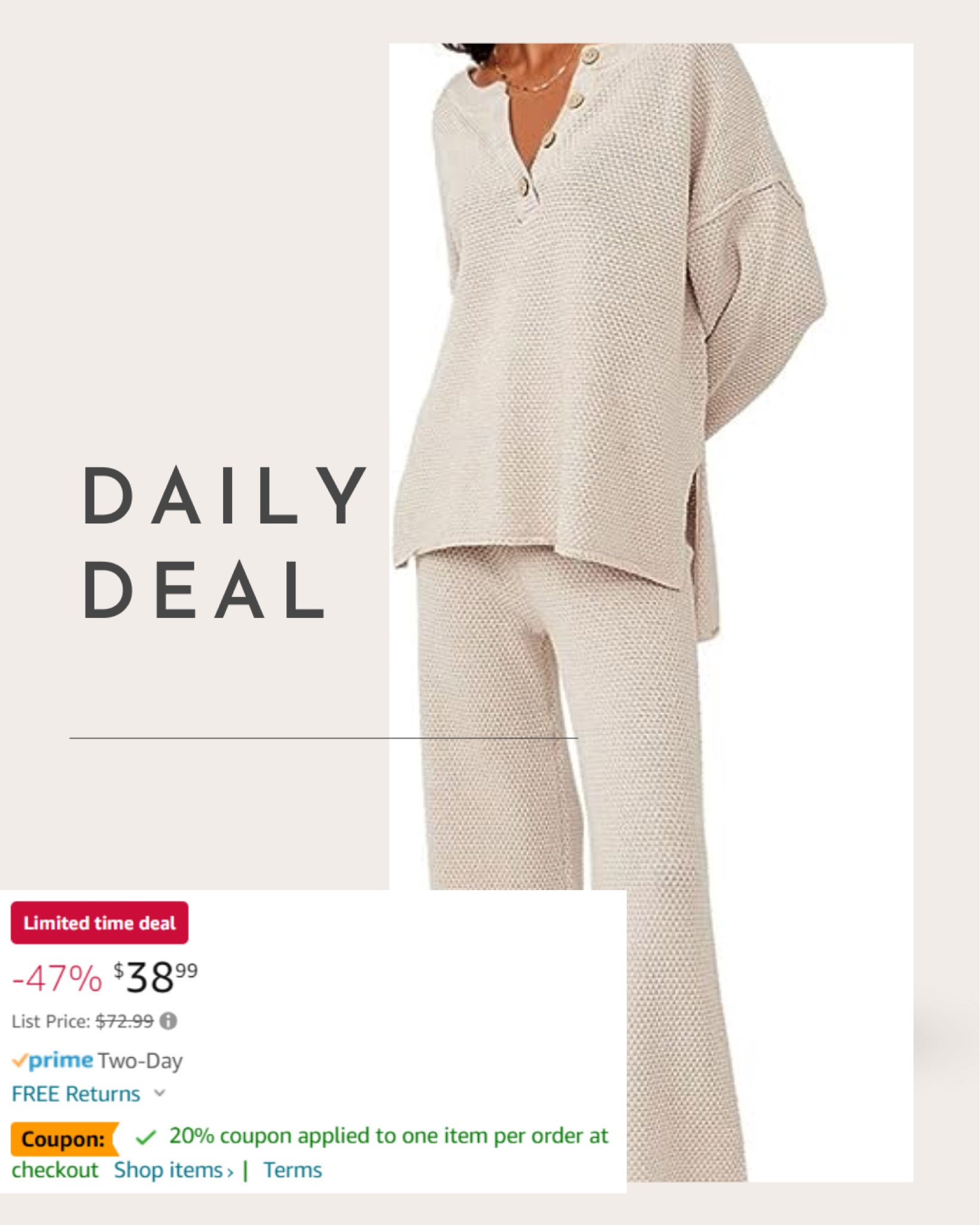 Amazon fashion daily deals 

#LTKsalealert #LTKfindsunder50 #LTKstyletip