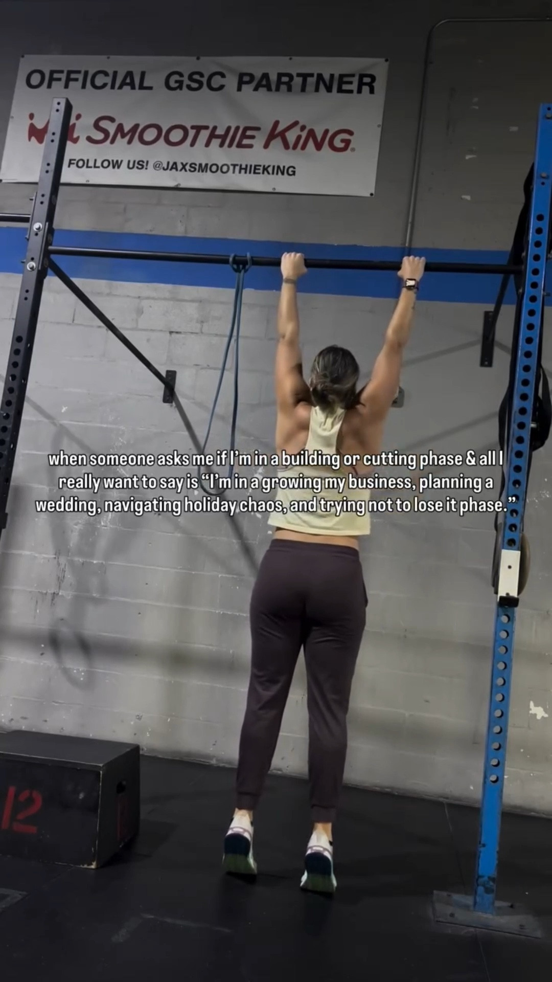 Under 30 days to “I do” and navigating a Q4 I never expected but feel incredibly blessed to have. 

Taking it day by day, lift by lift. And shamelessly plugging that I FINALLY can do a strict pull up 😉

So thankful for my coaches and my future husband for (their best efforts at) keeping me sane through it all. 😝

#LTKfitnessgoals #LTKselfcare #LTKActive