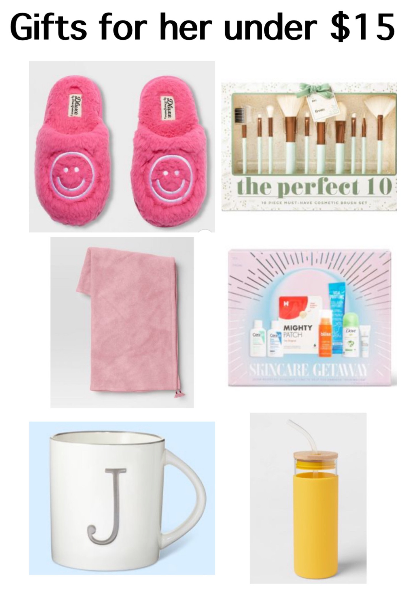 #forher #girlgift #mug #blanket #slippers #skincare #makeupbrushset 

#LTKGiftGuide #LTKunder50 #LTKHoliday