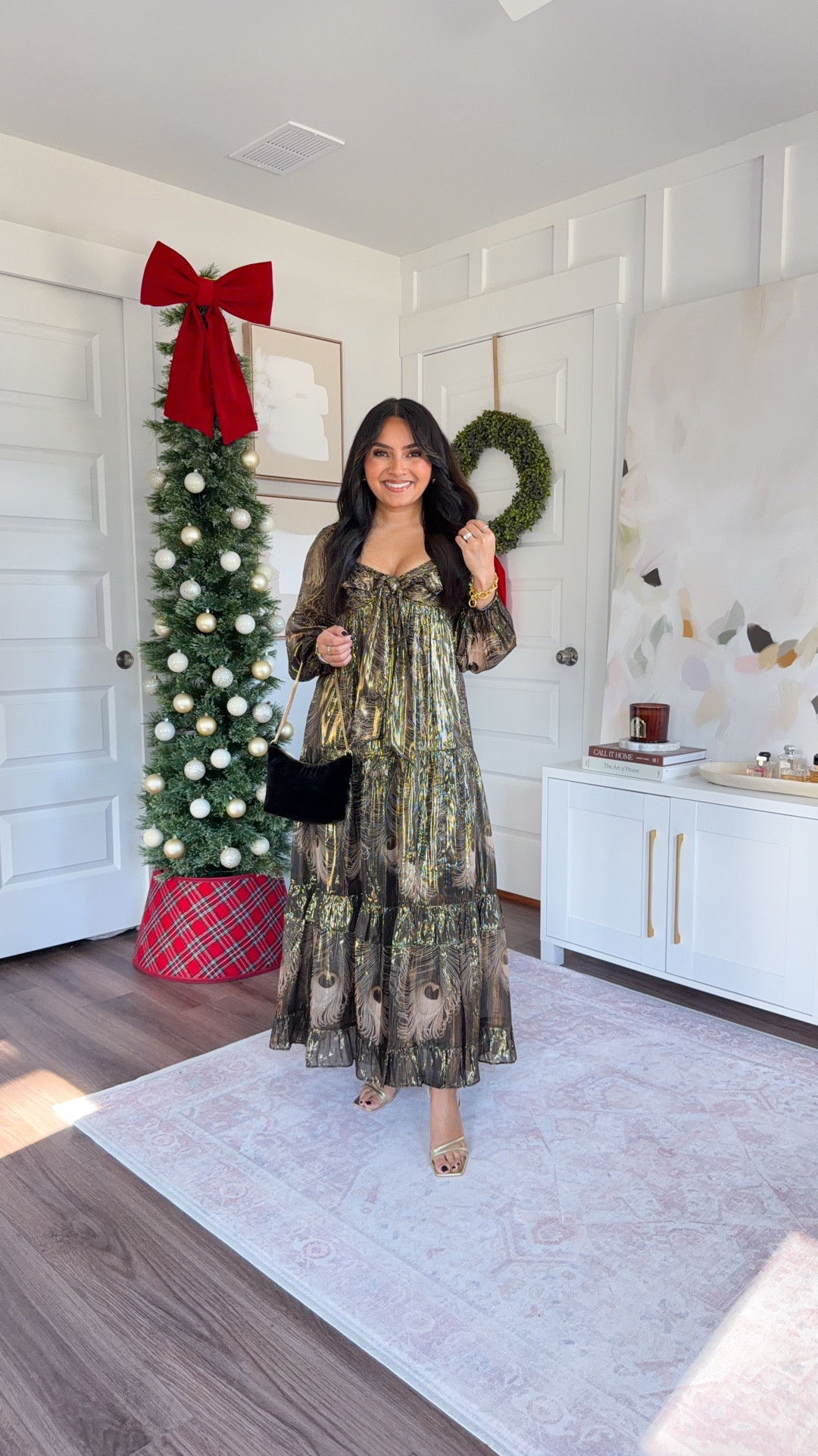 Metallic gold babydoll dress size xxs petite TTS
Gold heels size 5 TTS


#LTKHoliday 



#LTKPetite #LTKSaleAlert #LTKootd