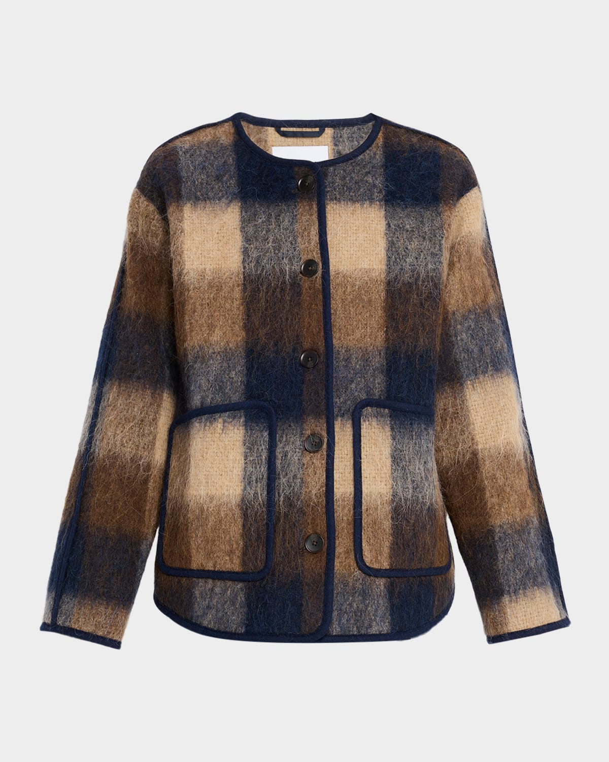 Janet Plaid Barn Jacket | Neiman Marcus