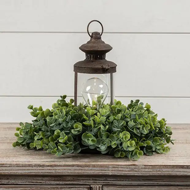 Vintage Inspired Cylinder LED Lantern | Antique Farm House