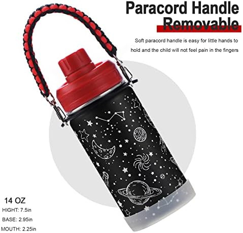 WEREWOLVES 14 oz Kids Water Bottle with Leakproof Spout Lid, Paracord Handle & Boot, Insulated Wi... | Amazon (US)