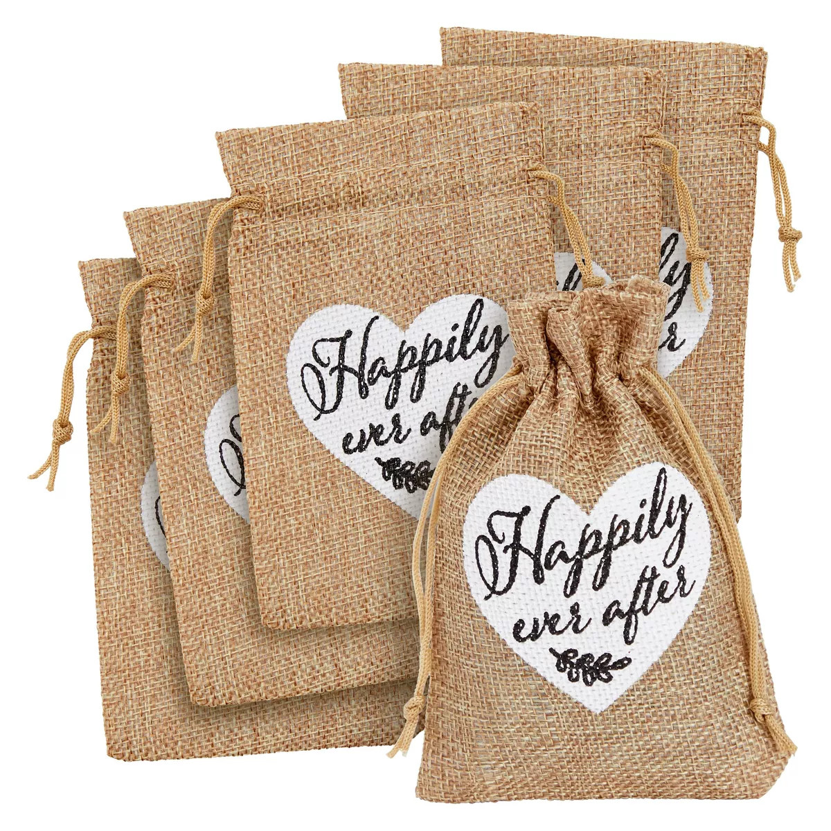 Sparkle and Bash 30 Pack Small Burlap Gift Bags with Drawstring for Wedding Party Favors, Jewelry... | Target