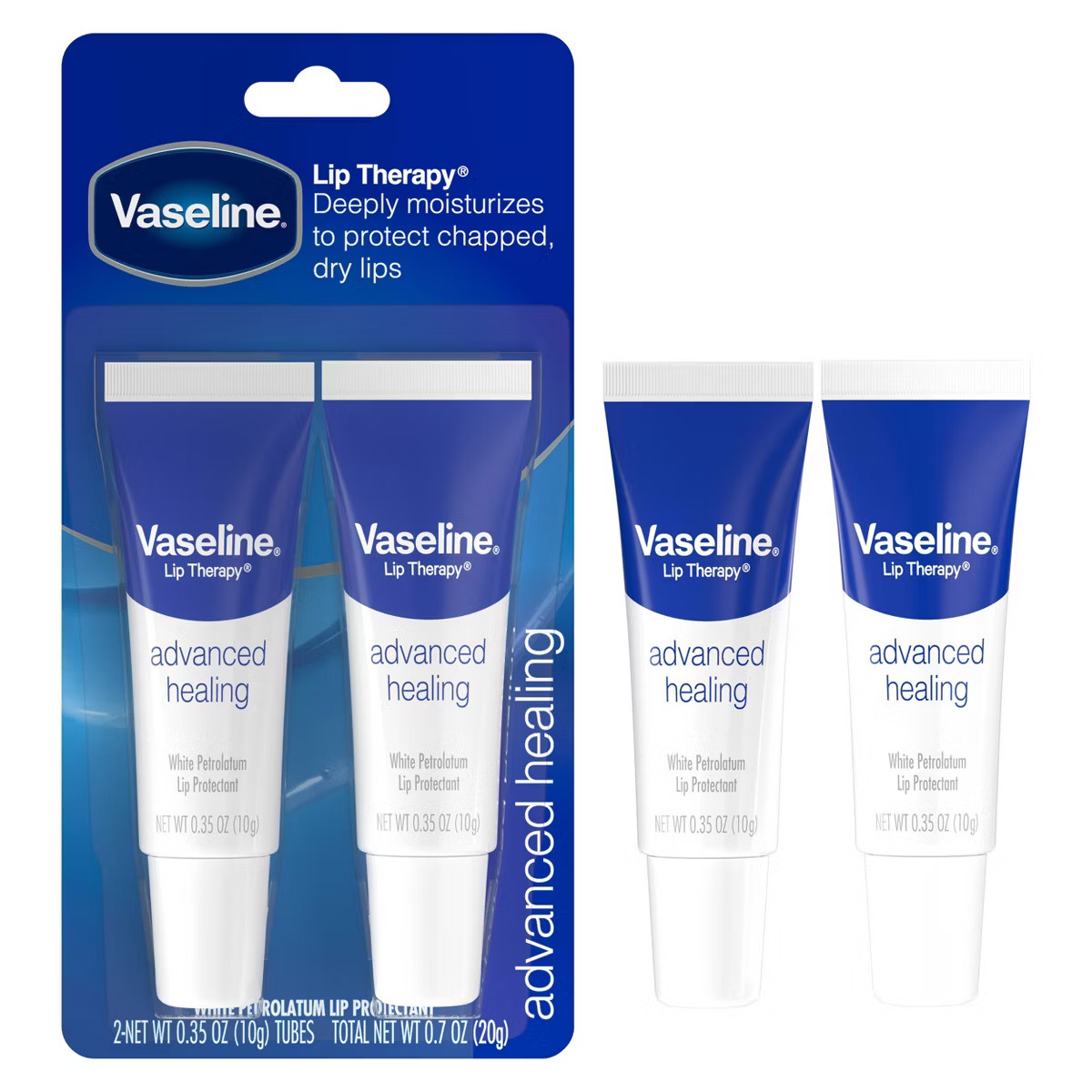 Vaseline Lip Therapy Advanced Healing Moisturizer - 0.7oz/2ct | Target