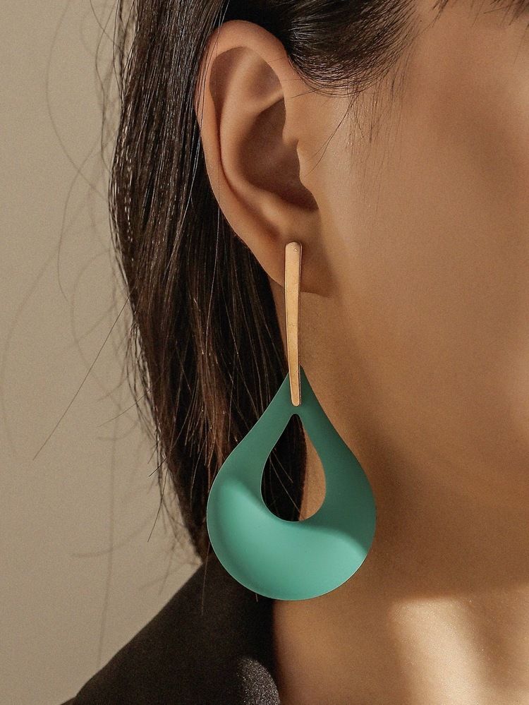 Water-drop Design Earrings | SHEIN