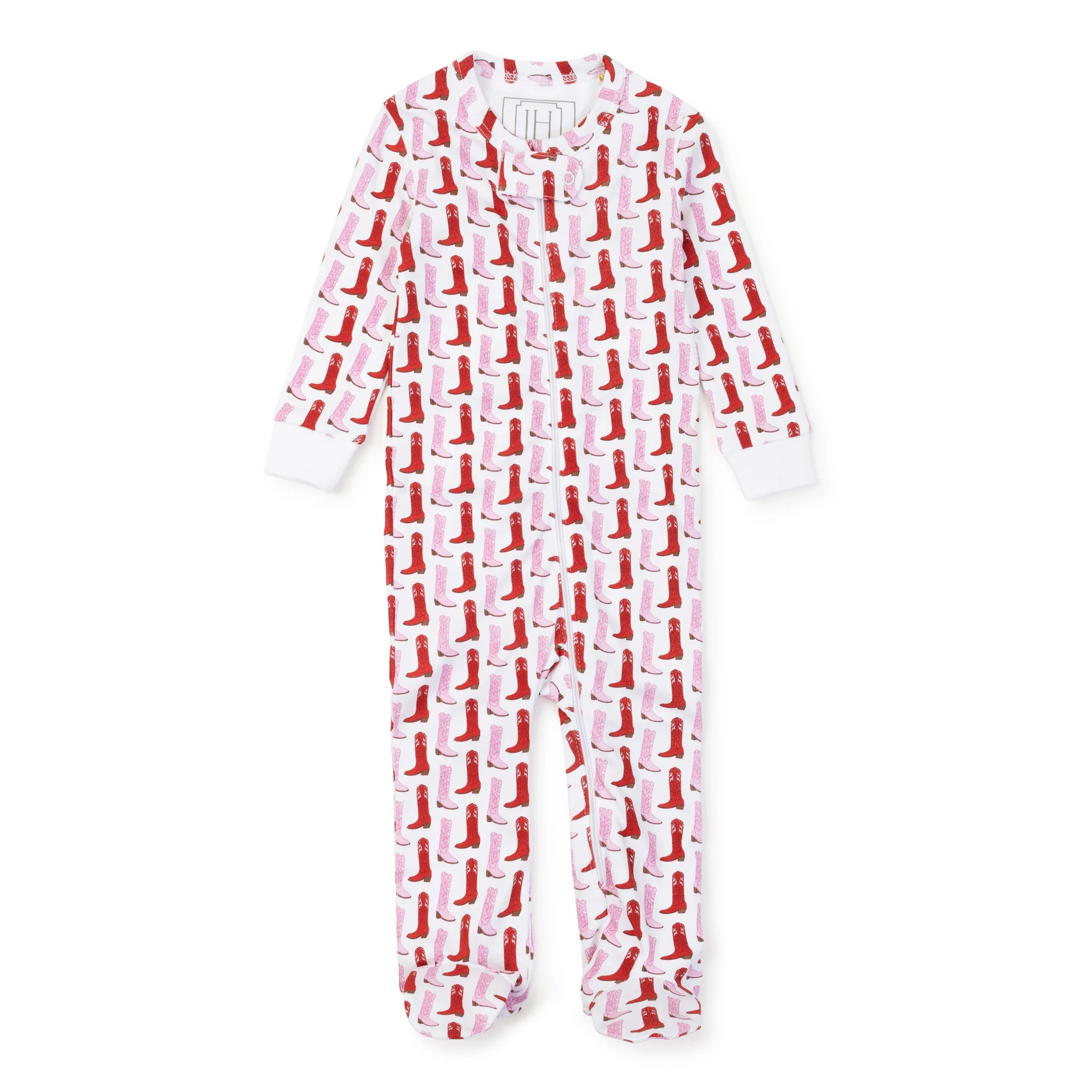 Parker Girls' Zipper Pajama - City Boots | Lila and Hayes