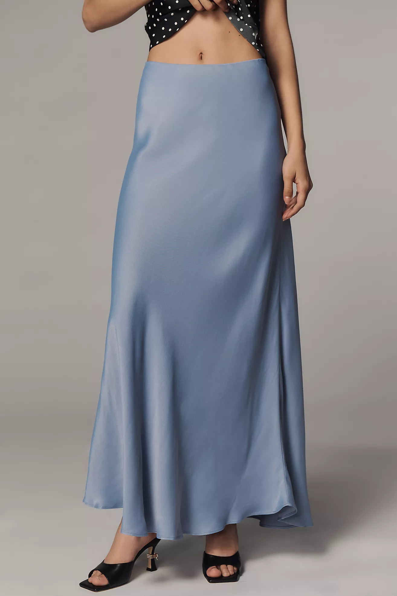 The Tilda A-Line Maxi Slip Skirt | Anthropologie (US)