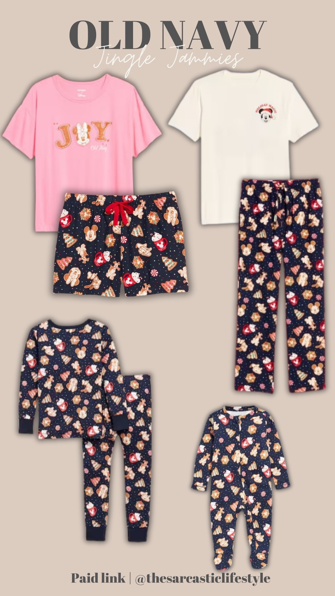 Old navy Christmas Jammies! High sell out risk. 

#DisneyChristmas #DisneyPajamas #DisneyJammies #ChristmasAtDisney #DisneyHolidayMagic #DisneyStyle #DisneyFamily #MatchingDisneyPJs #DisneyChristmasStyle #DisneyObsessed #DisneyLife #MerryAndMagical #HappiestHolidays #DisneyLovers #DisneyVibes #DisneyMerch #DisneyMagic #DisneyChristmasOutfits #DisneyHolidayFun #DisneyHolidaySeason


#LTKHoliday #LTKFindsUnder50 #LTKSaleAlert