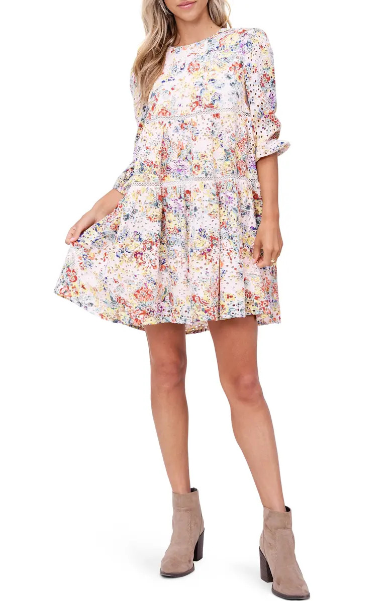 Eyelet Babydoll Dress | Nordstrom
