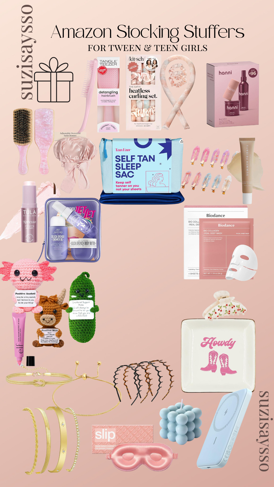 If you’re shopping for a tween or teen girl stocking and don’t want to guess… this is the list 💁🏼‍♀️✨

These are my favorite Amazon stocking stuffers for tween & teen girls — fun, cute, actually useful, and very “she will freak out in a good way.” Think beauty finds, cozy extras, hair accessories, little self-care treats, and fun surprises she’ll actually use.

✔️ Perfect for tween girls
✔️ Great for teen girls
✔️ Stocking stuffer ideas that aren’t junk
✔️ Amazon finds that arrive with plenty of time for Christmas 🎄

One tap, done, stocking officially handled 🤍

Shop everything here 👇 

 #LTKGiftGuide #LTKHoliday #LTKFindsUnder50