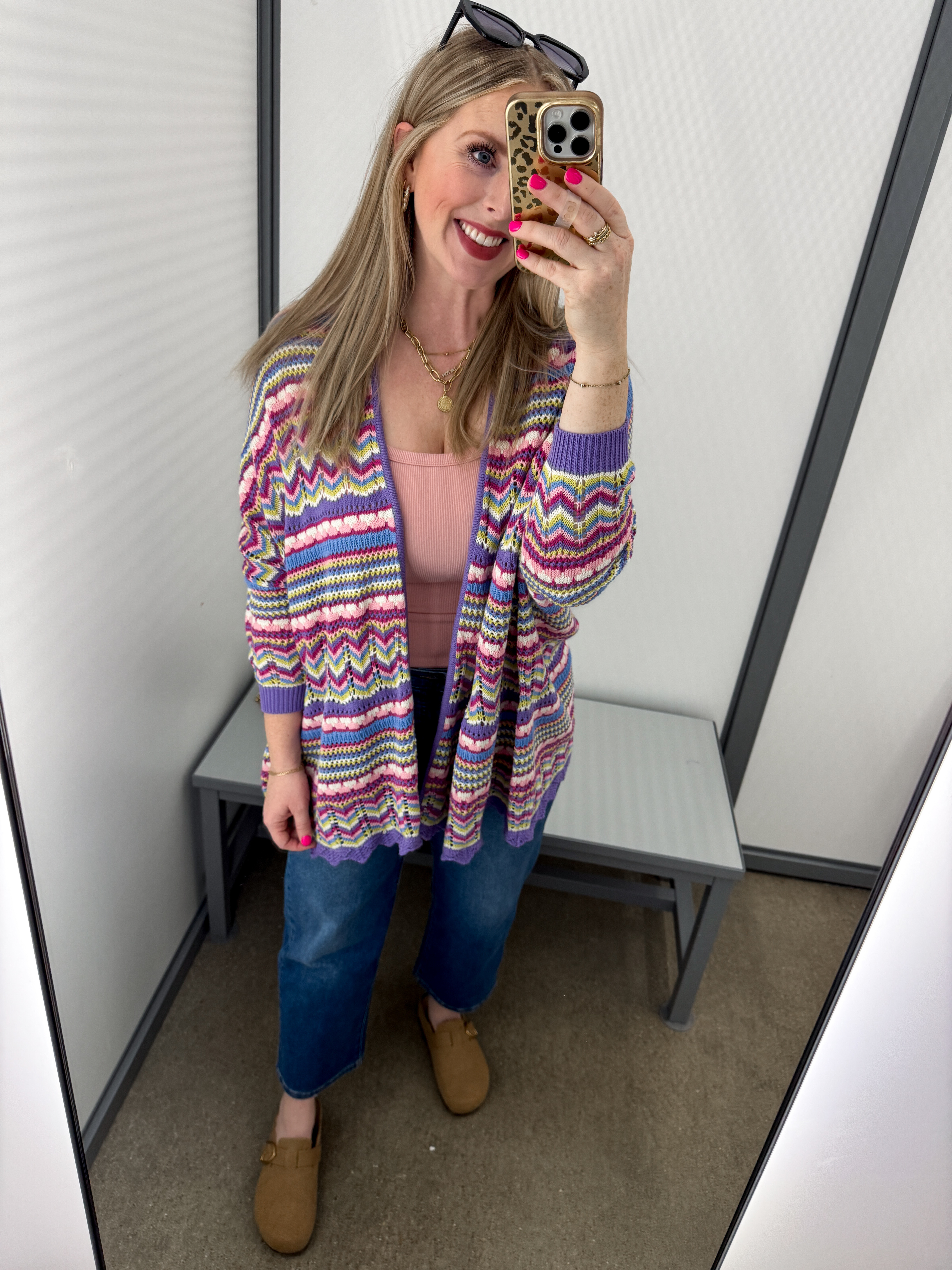 Walmart try on, Walmart outfit, colorful knit kimono 

#LTKFindsUnder50 #LTKSeasonal #LTKStyleTip