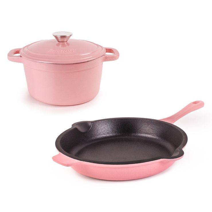 BergHOFF Neo 3Pc Cast Iron Cookware Set: 3qt. Covered Dutch Oven & 10" Fry Pan | Target
