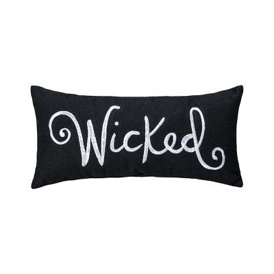 C&F Home 6" x 12" Wicked Petite Embroidered Throw Pillow | Target