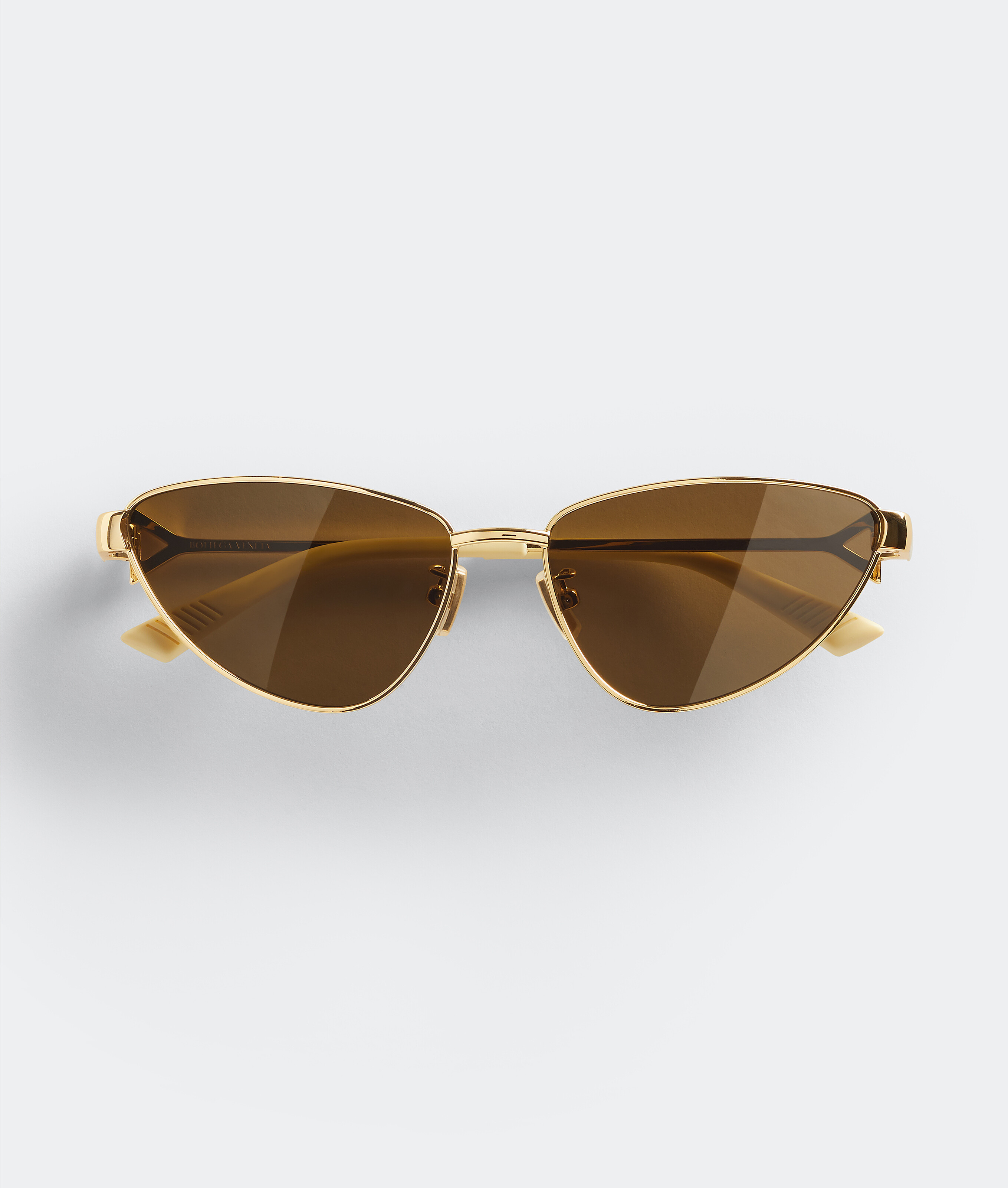 Bottega Veneta Turn Cat-Eye Sunglasses - Gold - Unisex - Unisex | Bottega Veneta