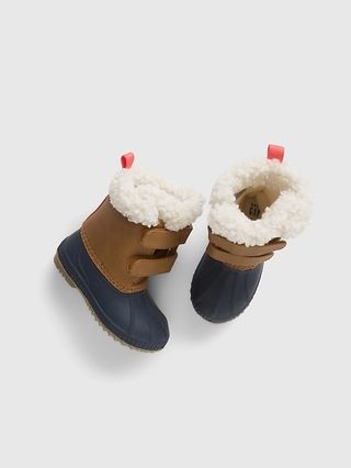 Toddler Sherpa Duck Boots | Gap (US)