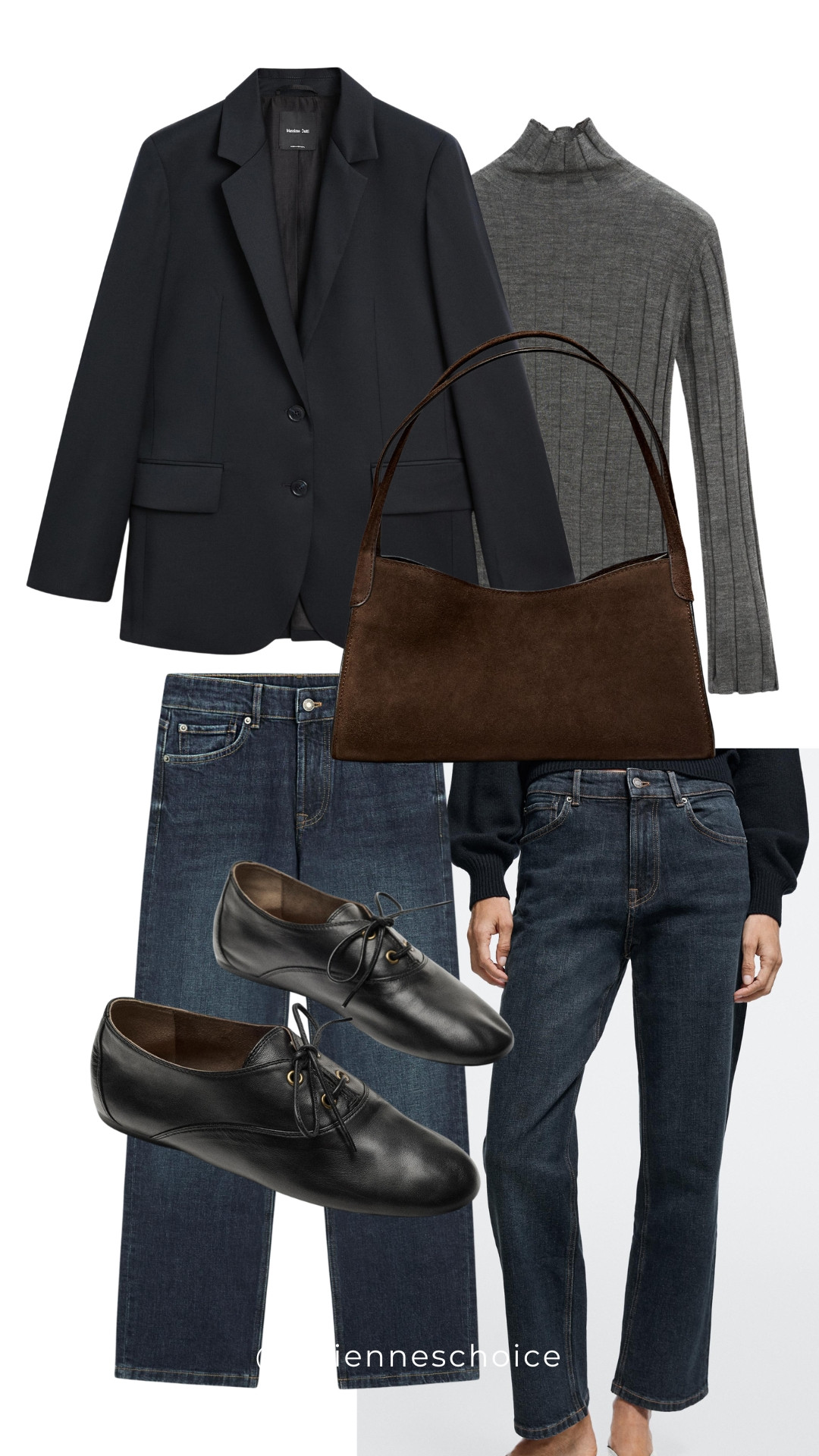 An easy everyday formula: relaxed tailoring + Jeans.

Keep the base simple, then finish with loafers, a structured shoulder bag and minimal gold jewelry for that polished-but-not-overdone feel.✨julienneschoice 


#LTKStyleTip #businesscasual #workwear #falloutfits 

 #LTKootd #LTKSeasonal #LTKWorkwear