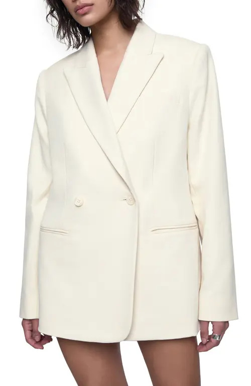 Rebecca Minkoff Nilli Oversize Blazer in Chalk at Nordstrom, Size 2 | Nordstrom