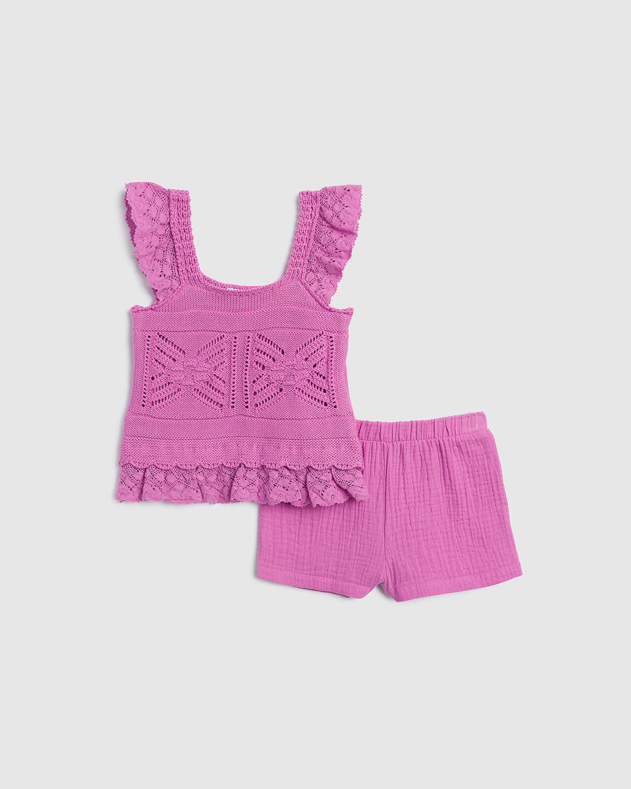 Infant Girls Crochet Sweater Tank Set | Splendid