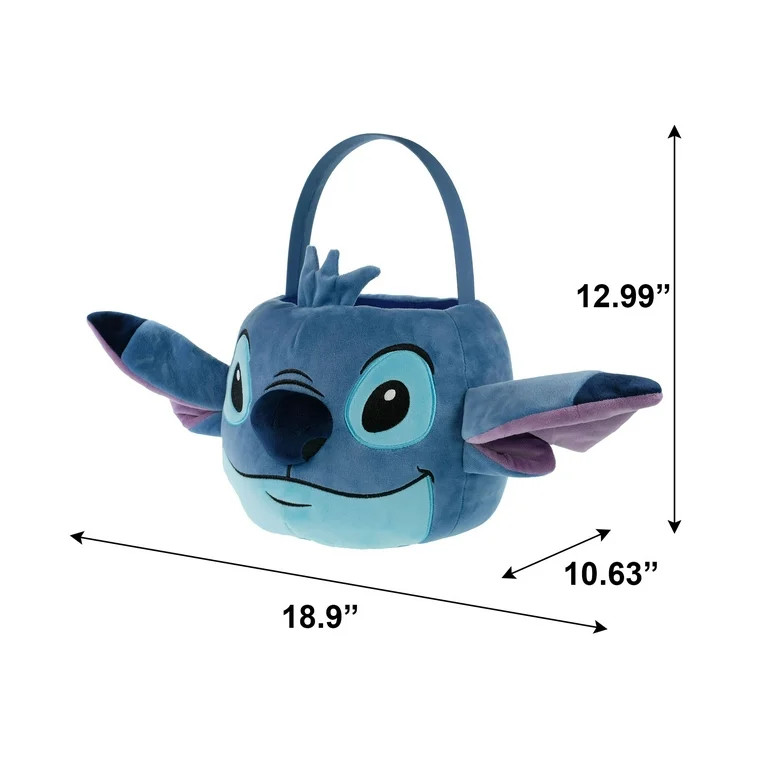 Stitch Figural Plush Easter Basket, by Ruz | Walmart (US)