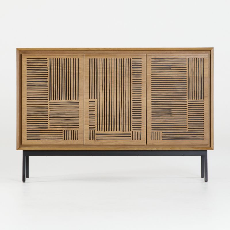 Keenan 50" Credenza + Reviews | Crate & Barrel | Crate & Barrel